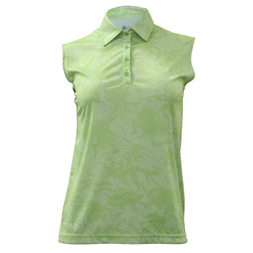 Cross Creek Camden Print Ladies Shirt CCL008 - Lime