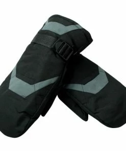 Croft &amp; Barrow Winter Mitts - Black Grey