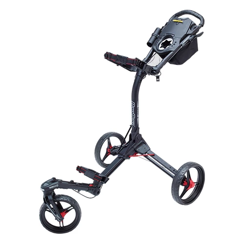 Bag Boy TriSwivel 2 Pushcart - Black/Red