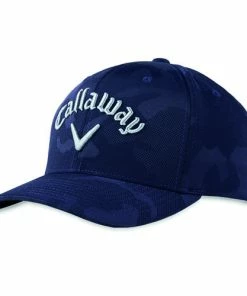Callaway Camo Snapback Cap - Navy