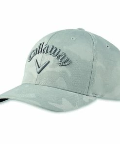 Callaway Camo Snapback Cap - Grey