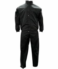 Cross Creek Full Zip Rain Suit - Black