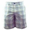Croft &amp; Barrow Check Bermudas - White/Blue