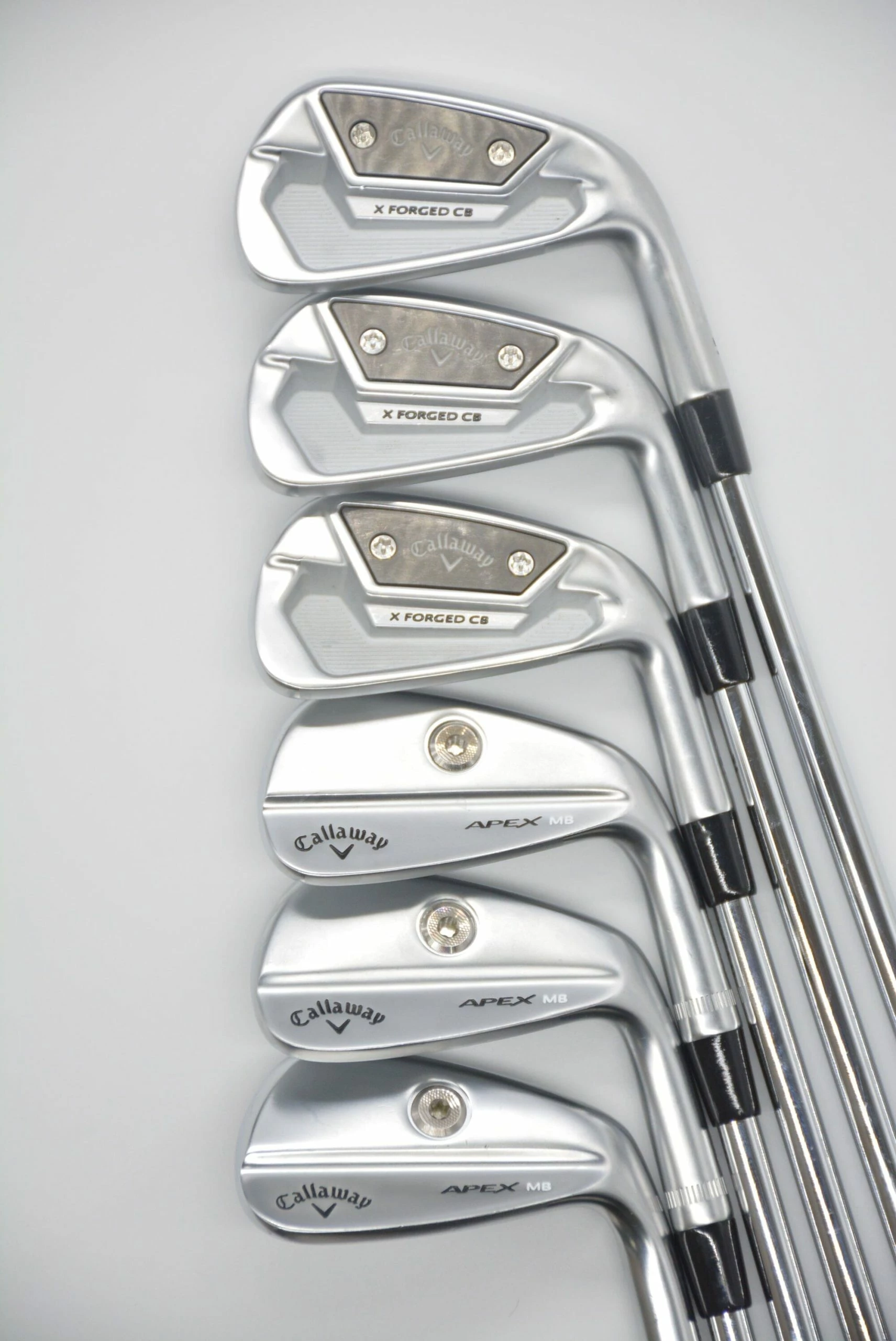 GolfRoots Callaway X Forged CB/Apex MB 5-PW Iron Set S Flex - Image 3
