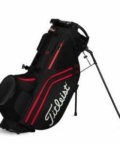 Titleist Hybrid 14 Stand Bag - Black/Black/Red