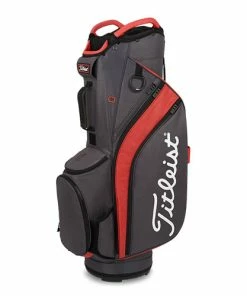 Titleist Cart 14 Bag - Graphite/Red/Black