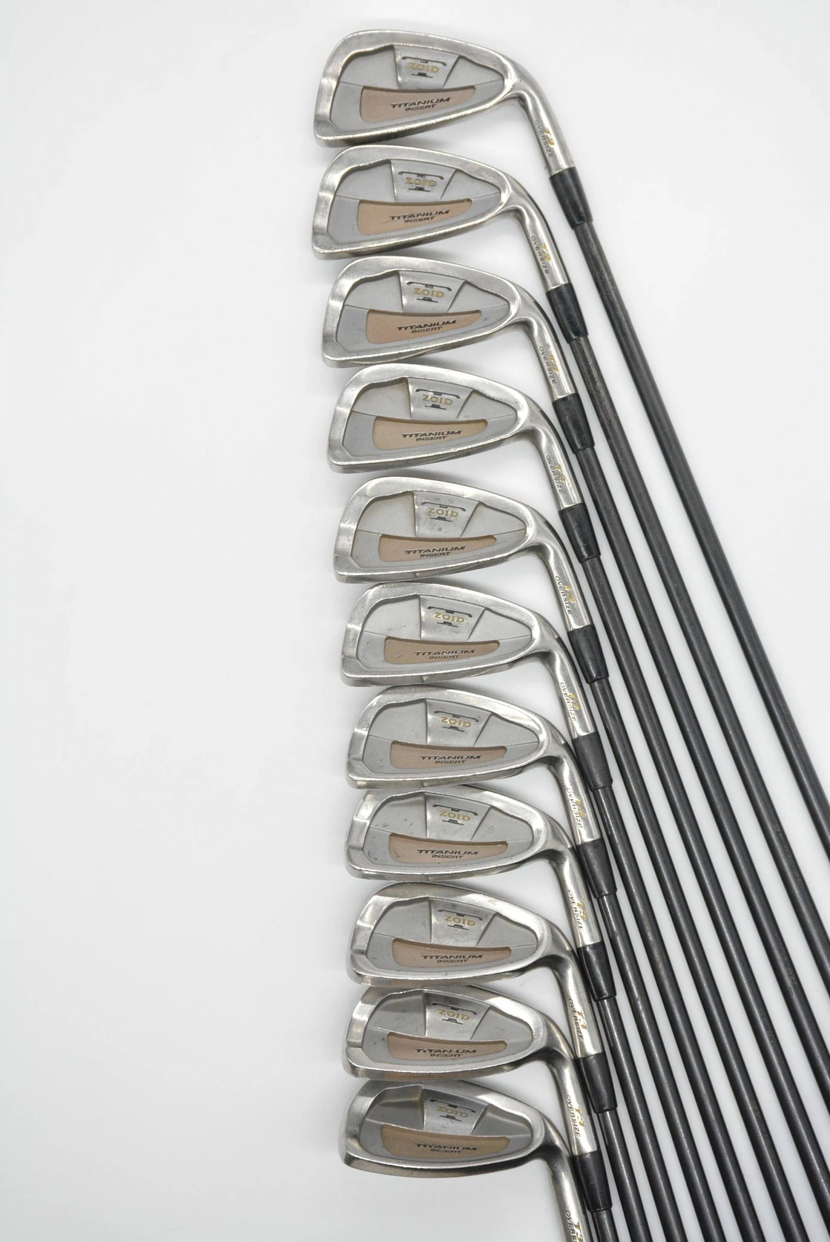 GolfRoots Mizuno T-Zoid T3 Oversize 1-SW Iron Set R Flex +0.25" - Image 2