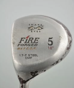 GolfRoots Lefty Snake Eyes Fire Forged Max COR 5 Wood SR Flex