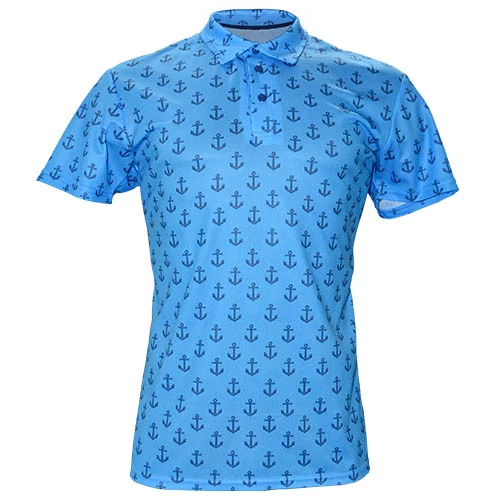 Cross Creek Anchor Shirt - Blue/Navy GDS02