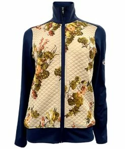 Cross Creek Floral Ladies Jacket - Stone