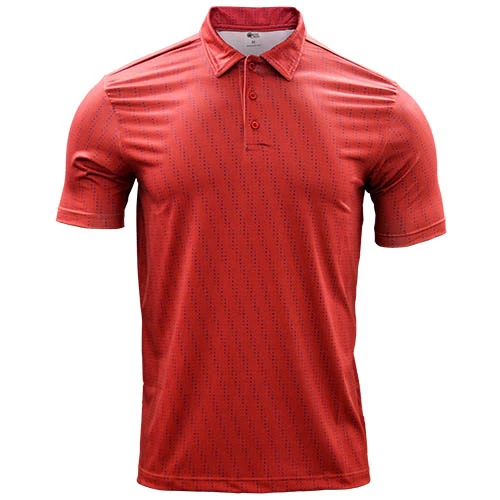 Cross Creek James Shirt CC22027- Red/Navy