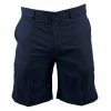 Cross Creek Men's Gaberdine Bermuda - Navy