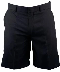 Cross Creek Men's Gaberdine Bermuda - Black