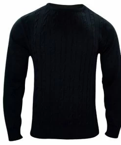 Cross Creek CABLE KNIT Jersey - Black