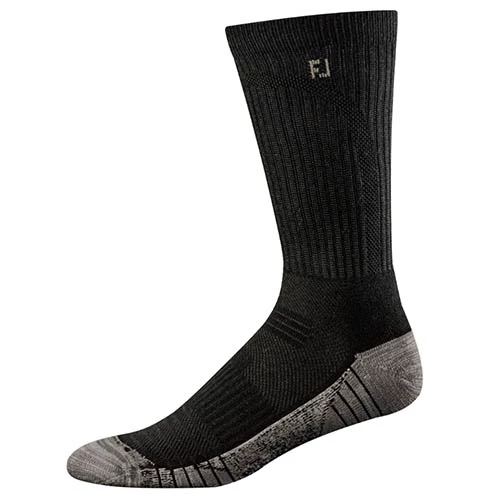 FootJoy Techsof Tour Crew Socks - Black 17213