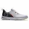 FootJoy Fuel Golf Shoes - White/Navy/Red 55452