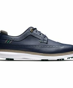 FootJoy Traditions Wing Tip Golf Shoes - Blue Chip Navy 57911