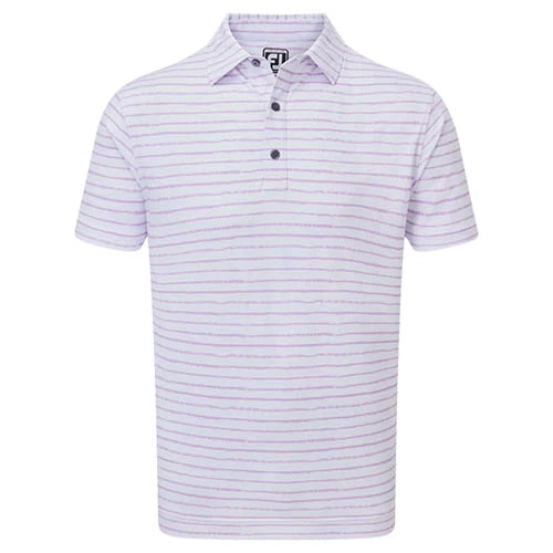 FootJoy Chalk Line Pique Golf Shirt - White 88383