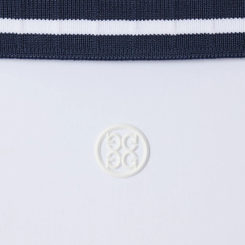 PLEATED COLLAR SILKY TECH NYLON POLO - Image 6