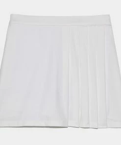 LUXE SIDE PLEAT 4-WAY STRETCH TWILL SKORT