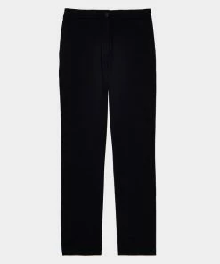 DOUBLE KNIT CIGARETTE HIGH RISE STRETCH TROUSER