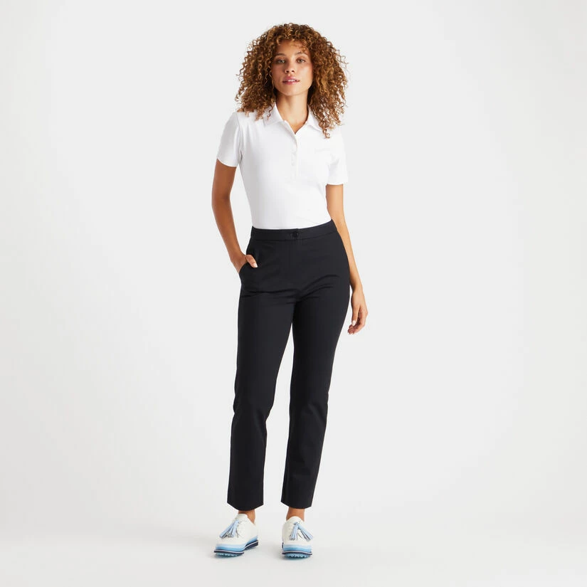 DOUBLE KNIT CIGARETTE HIGH RISE STRETCH TROUSER - Image 4