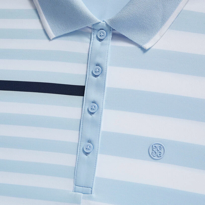 BOLD STRIPE TECH JERSEY SLEEVELESS POLO - Image 6