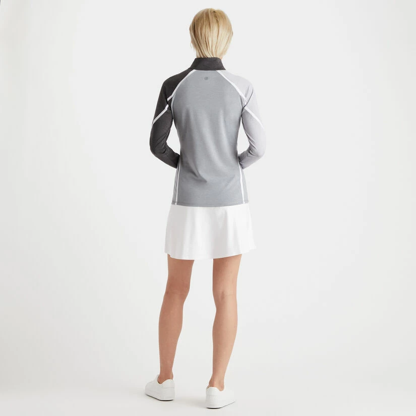 COLOUR BLOCK TECH JERSEY QUARTER ZIP MID LAYER - Image 5