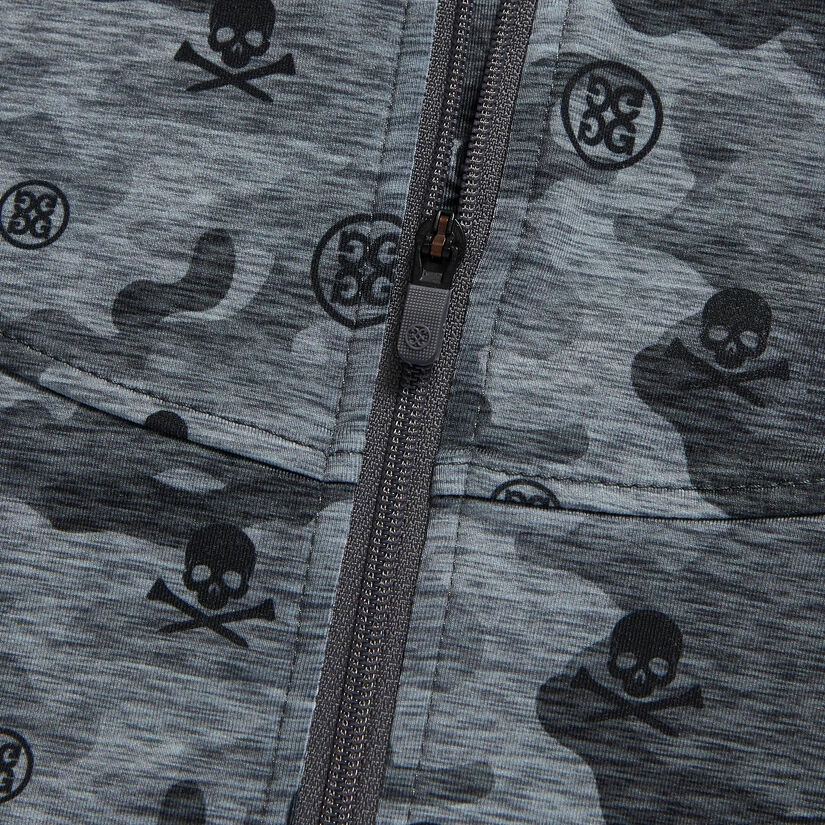 ICON CAMO HOODED TECH INTERLOCK FULL ZIP MID LAYER - Image 6