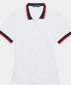 PLEATED COLLAR TECH PIQUÉ POLO
