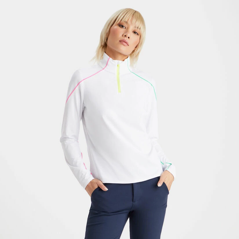 SUN SHIELD SILKY TECH NYLON QUARTER ZIP FIRST LAYER - Image 3