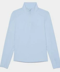 SUN SHIELD SILKY TECH NYLON QUARTER ZIP 1ST LAYER