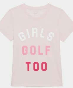 GIRLS GOLF TOO COTTON SLIM FIT TEE