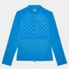 HYBRID QUILTED NYLON & TECH INTERLOCK SLIM FIT JACKET