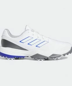 Adidas JNR S2G Shoes - White/Silver/Blue GZ2178
