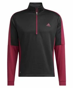 Adidas Windbreaker Colorblock 1/4 Zip HE5451 - Black