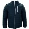 Pravo Classic PUFFER Jacket - Navy/White Zip