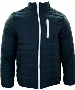 Pravo Classic PUFFER Jacket - Navy/White Zip
