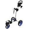 Spyder Deluxe 3 Wheeler Swivel Cart - White/Blue