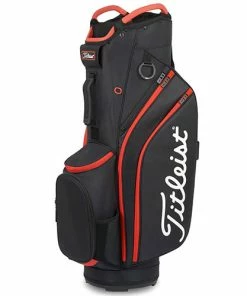 Titleist Cart 14 Bag - Black/Black/Red