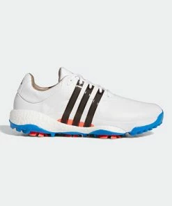 Adidas Tour360 2022 Shoes - White/Black/Blue GV7244