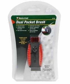 World Of Golf Dual Pocket Brush (JR149)