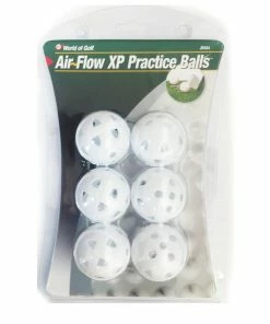 World Of Golf Air Flow XP Practice Balls White (JR564)